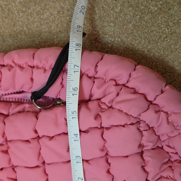 New Pink Quilted Shoulder Bag - Picture 7 of 13